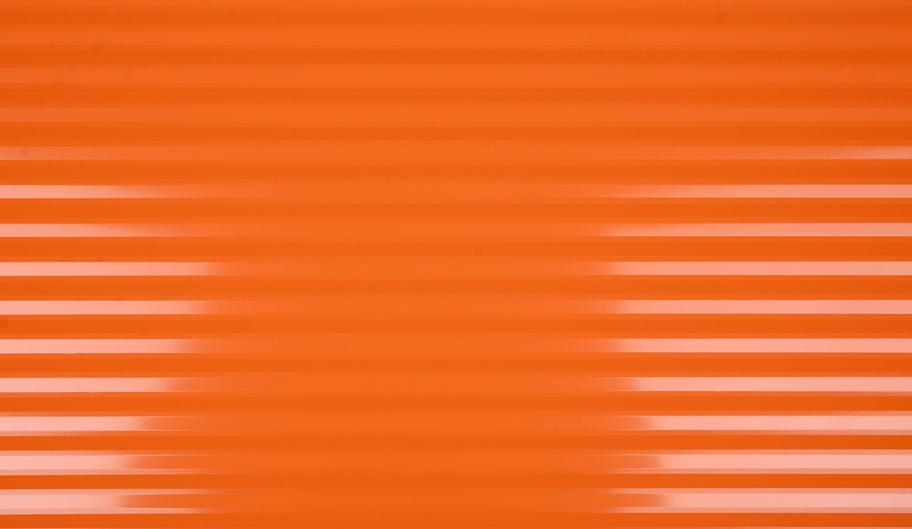 XWYWL-Red Orange Corrugated Pattern